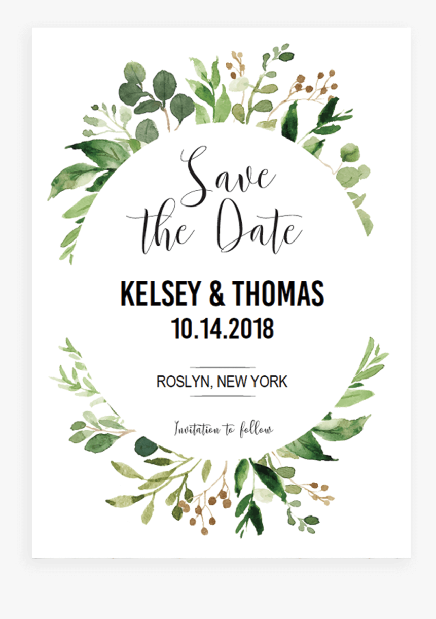 Clip Art Templates Png For Save The Date Template Png Transparent Png Kindpng