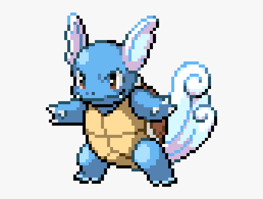 Wartortle Pixel Gif , Png Download - Pokemon Pixel Art Wartortle, Transparent Png, Free Download