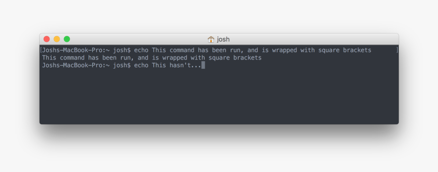 Square Brackets Around Commands - Cron Job Terminal, HD Png Download, Free Download