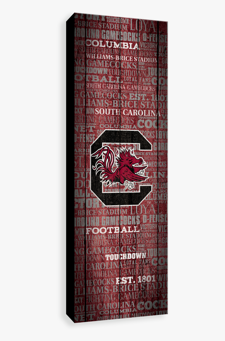 South Carolina Gamecocks Typography On Wood, HD Png Download, Free Download