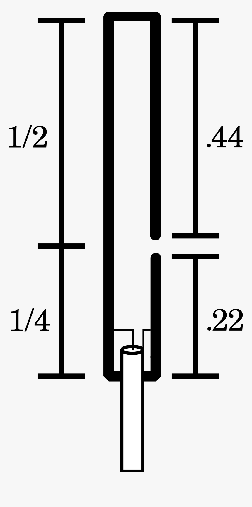 Antenna Slim Jim Diagram - Calligraphy, HD Png Download, Free Download