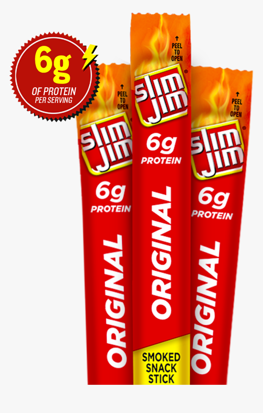Snack Sticks - Slim Jim Nutrition Facts, HD Png Download, Free Download