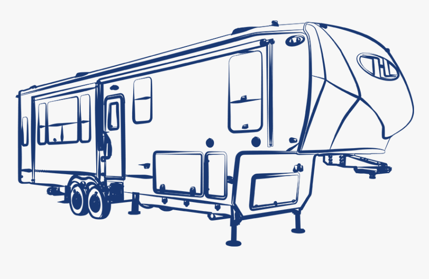 5th Wheel - 5th Wheel Camper Outline, HD Png Download, Free Download