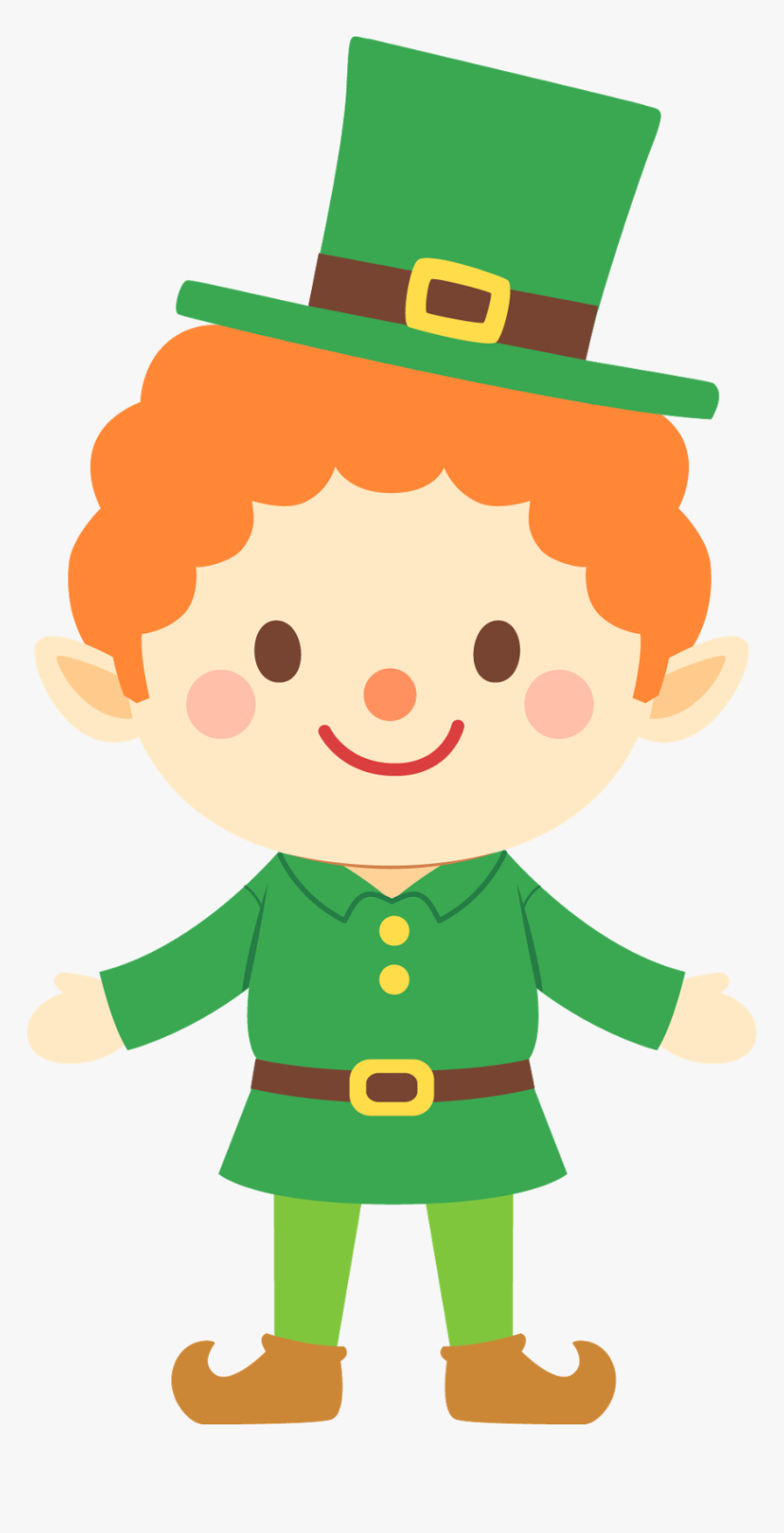 March Spring Clip Art Archives February Printable Calendar - Cute Leprechaun Transparent Background, HD Png Download, Free Download