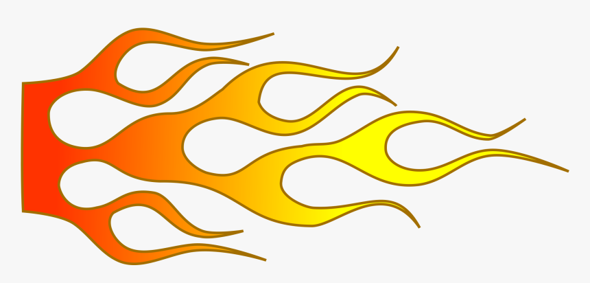 Flame Logo Designs Clipart - Racing Flame, HD Png Download, Free Download