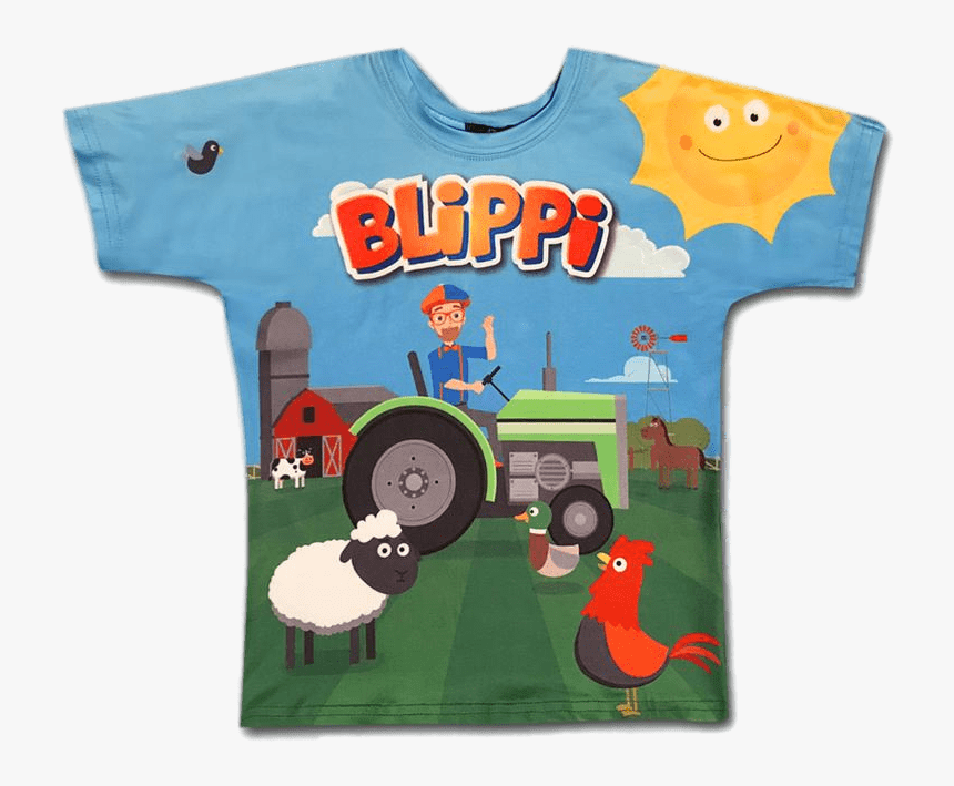 Blippi T Shirt Clip Arts - Blippi Tractor T Shirt, HD Png Download, Free Download