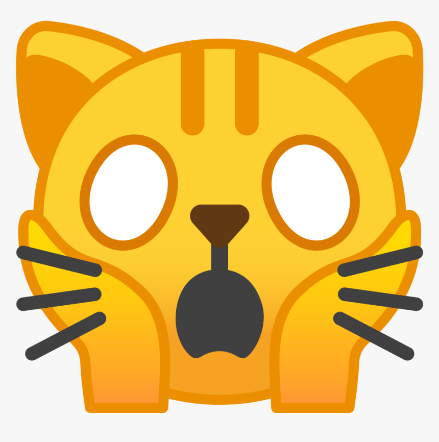 Transparent Screaming Cat Png - Cat Emoji Sad, Png Download, Free Download