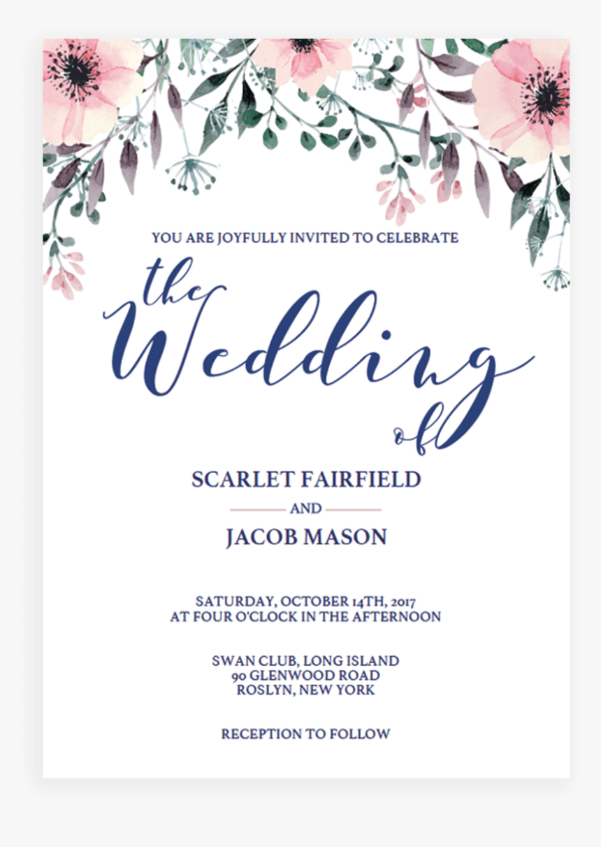 High Resolution Wedding Invitation Template Que Mashdez