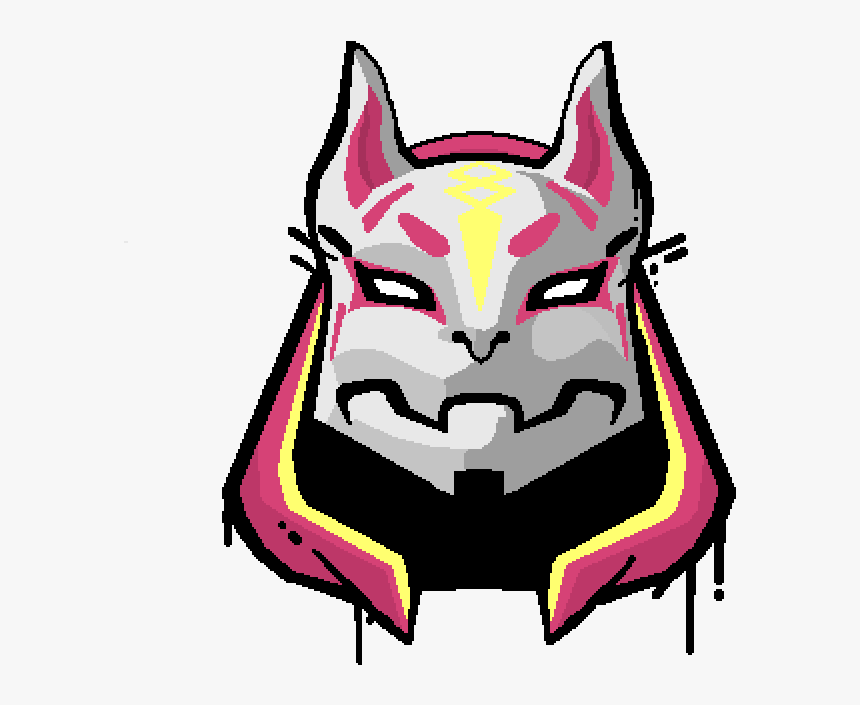 Pixilart - Spray Drawing - Fortnite Drift Mask Drawing, HD Png Download, Free Download