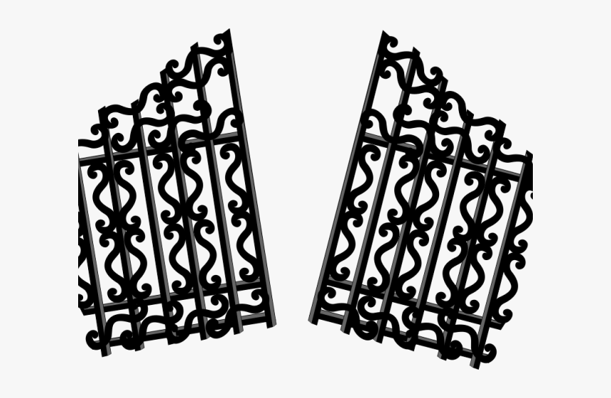 Clip Art Heaven Gate Clipart - Iron Gate Clipart, HD Png Download, Free Download