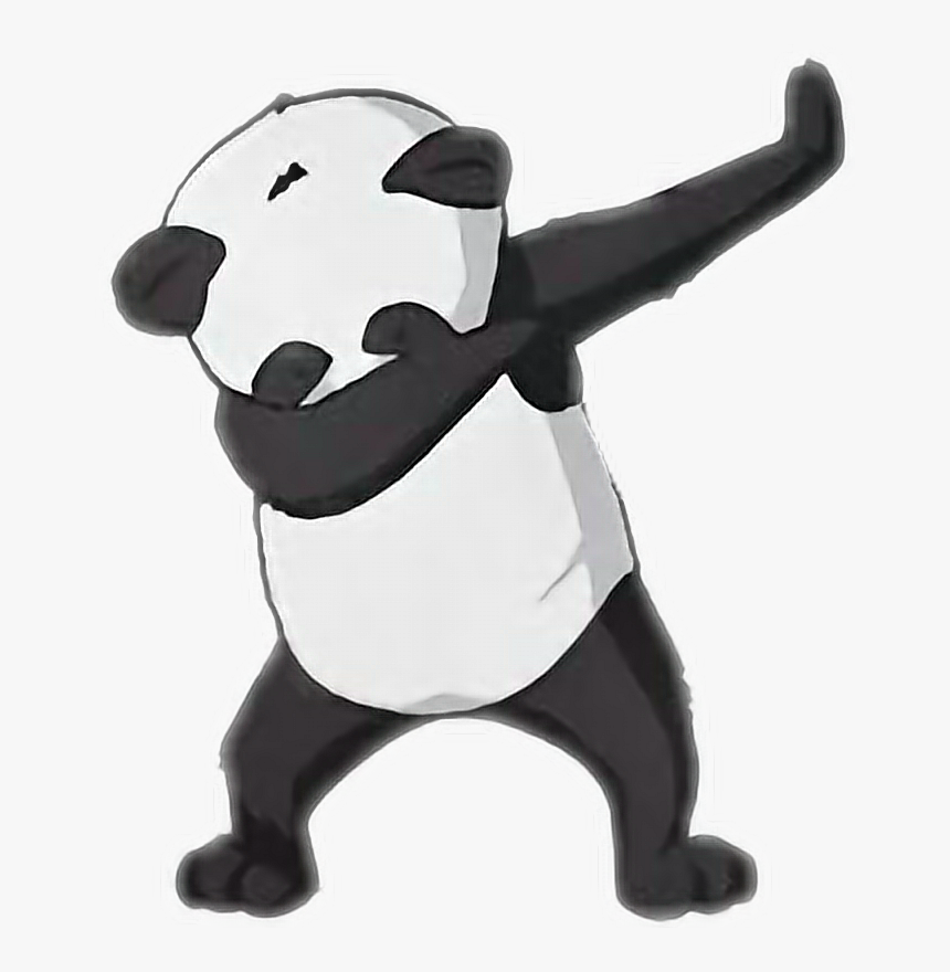 Giant Panda Bear Dab Animal - Dabbing Panda, HD Png Download, Free Download