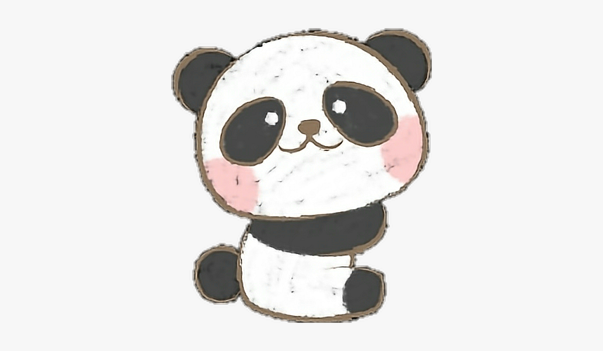 #tumblr #cute #panda🐼 #petsandanimals #beautiful #adorable - Cartoon, HD Png Download, Free Download