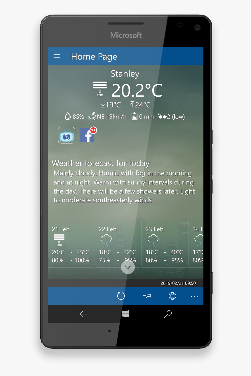 Windows Phone Screen - Samsung Galaxy, HD Png Download, Free Download