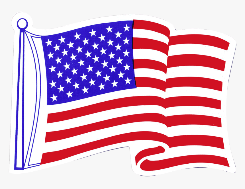 American Flag Fridge Magnet - American Flag Waving, HD Png Download, Free Download