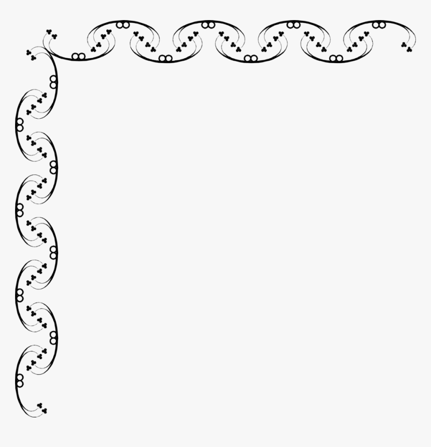 Corner Border Png - Decorative Frame Corners Png, Transparent Png, Free Download