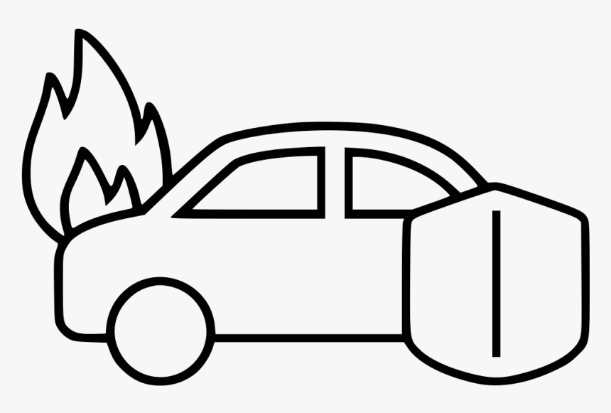 Car Fire - Vehicle Fire Icon Png, Transparent Png, Free Download