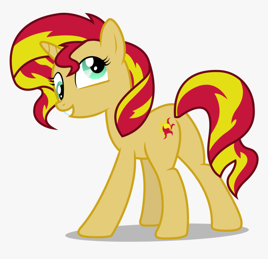 Sunset Shimmer Derp By Caliazian-d6au3 - Mlp Sunset Shimmer Good, HD Png Download, Free Download