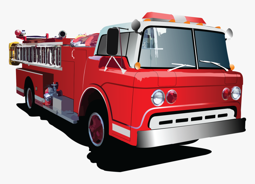 Fire Engine Png - Fire Truck Vector Png, Transparent Png, Free Download