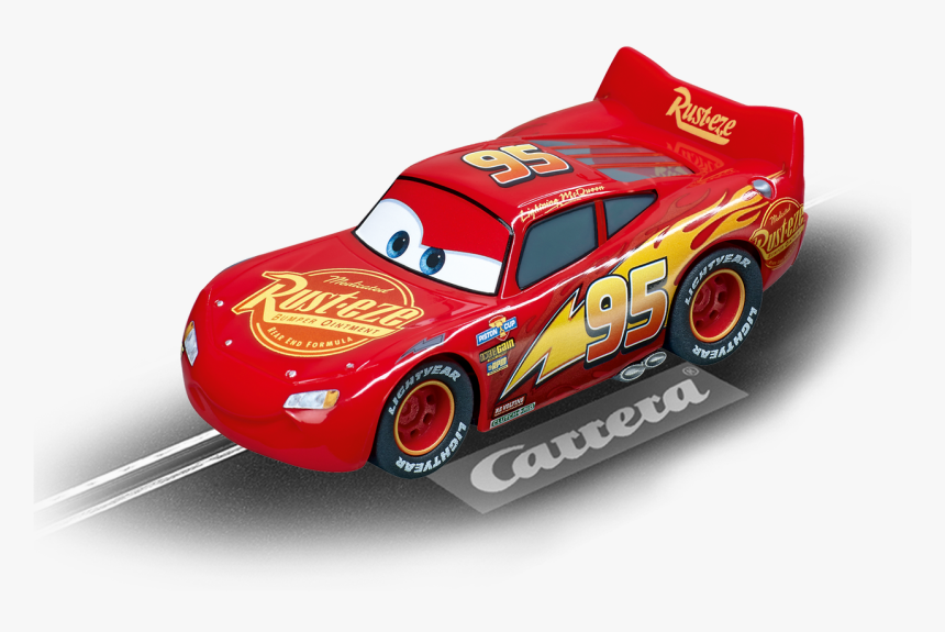 4082 Carrera Go Disney Pixar Cars 3 Lightning Mcqueen - Lightning Mcqueen Sideways Png, Transparent Png, Free Download