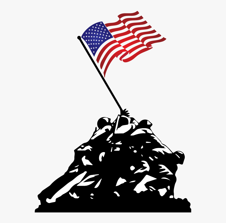 Iwo Jima Silhouette Png, Transparent Png, Free Download