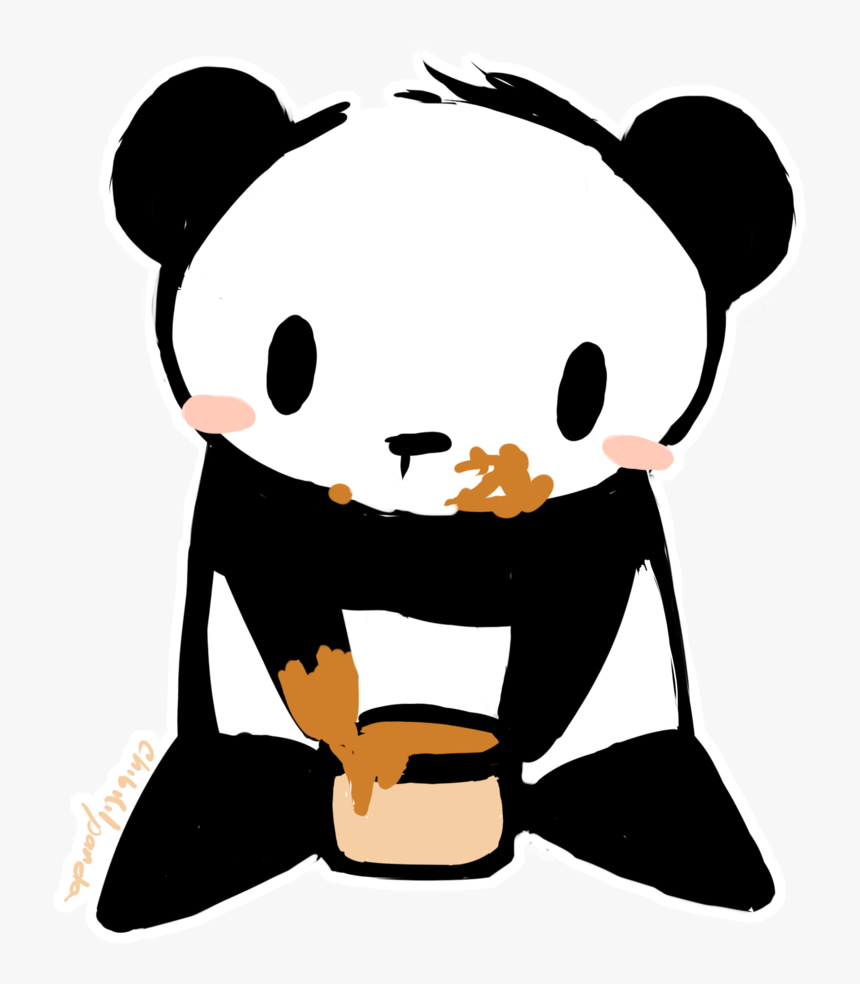 Cute Panda Anime Gif - Panda Transparent Chibi, HD Png Download, Free Download