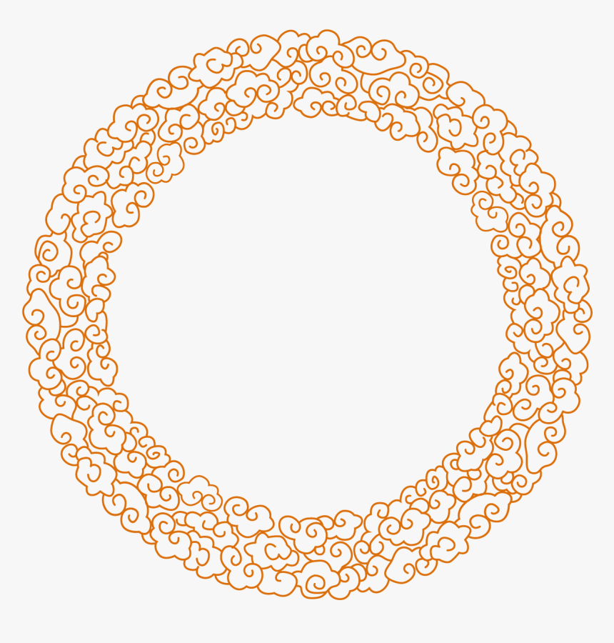 Red Circle With Line Png -chain Vector Circle - Cute Circle With Border Png, Transparent Png, Free Download