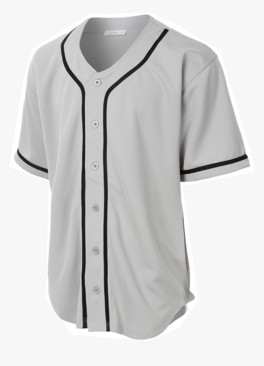 baseball jersey grey