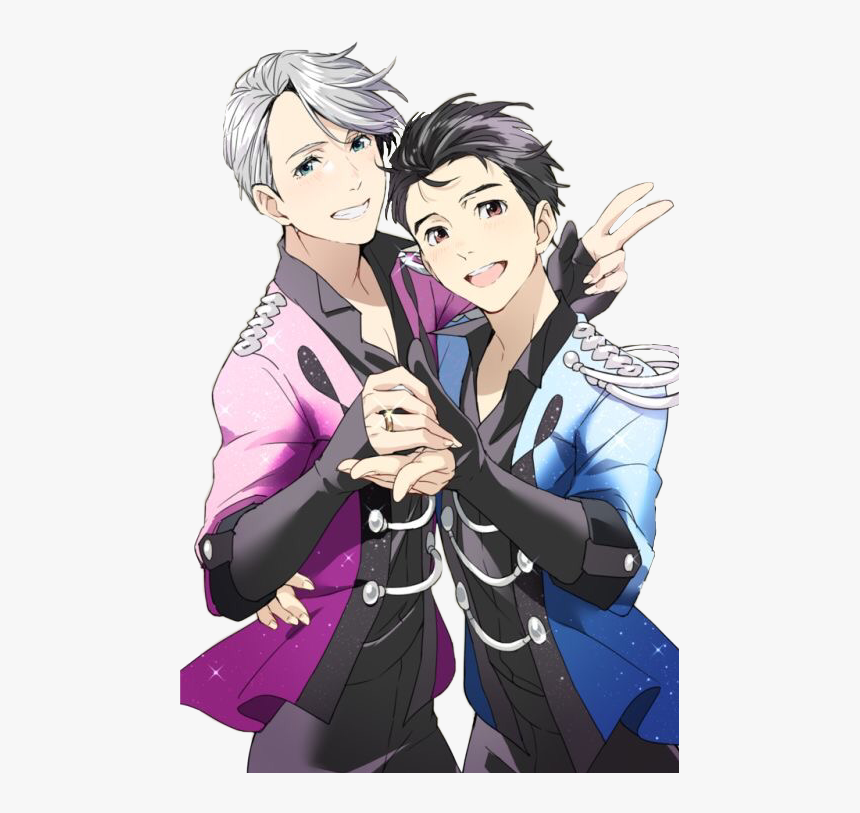 #yoi #victor #nikiforov #yuri #katsuki #yurionice #victyuri - Yuri On Ice Victor And Yuri, HD Png Download, Free Download