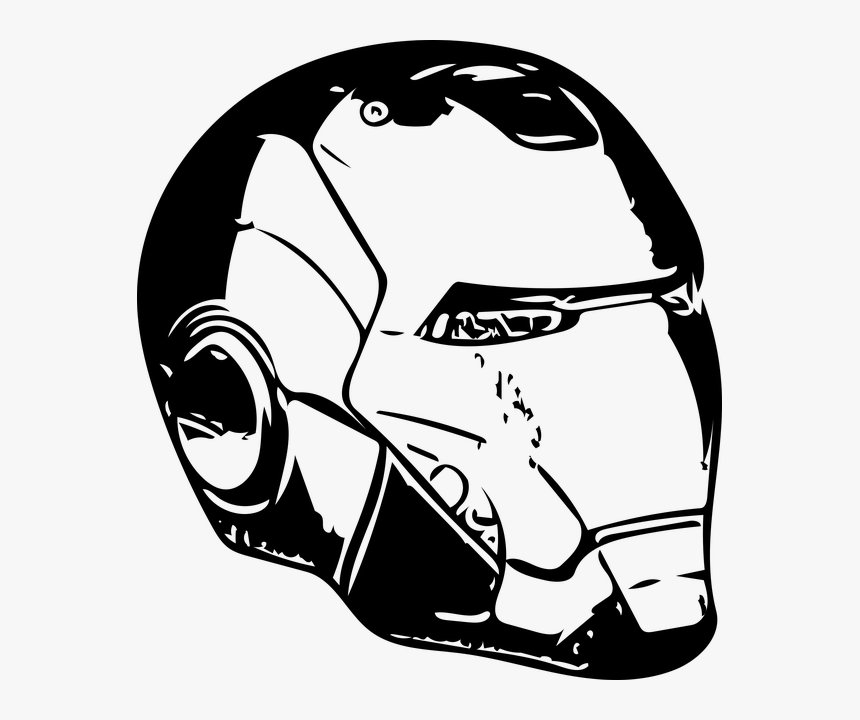 Iron Man Helmet Svg Hd Png Download Kindpng