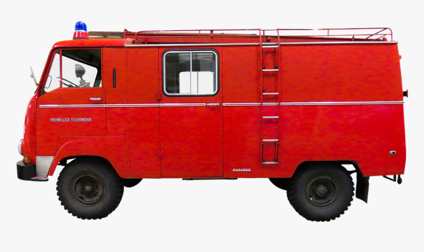 Land Vehicle,fire Apparatus,mode Of Transport,emergency - Compact Van, HD Png Download, Free Download