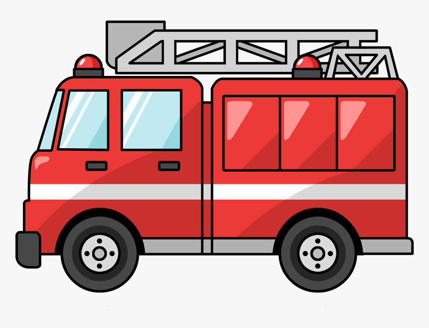 Transparent Fire Truck Png - Fire Car Cartoon Png, Png Download, Free Download