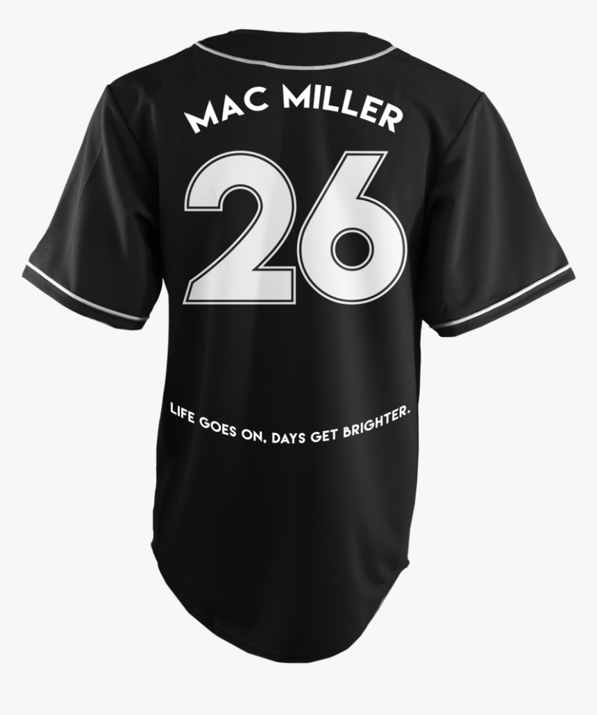Mac Baseball Back - Rip Mac Miller Shirt, HD Png Download, Free Download