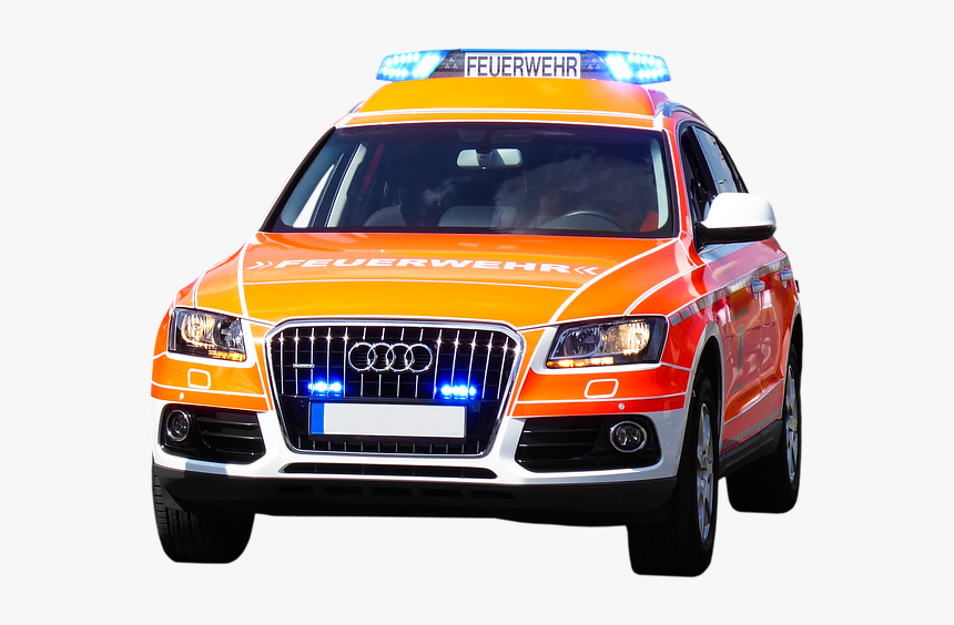 Transport, Traffic, Fire, Save, Blue Light, Auto - Compact Sport Utility Vehicle, HD Png Download, Free Download