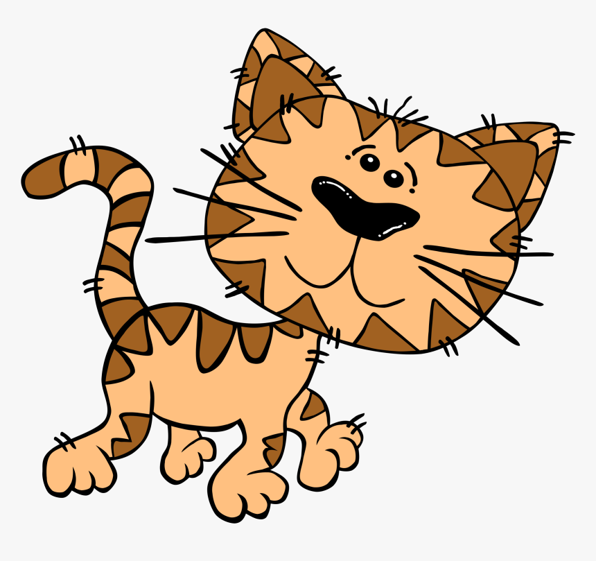 Funny Cat Clipart - Chat Clipart, HD Png Download, Free Download