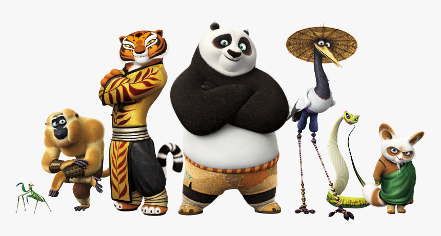 Kung Fu Panda Png - Kungfu Panda 3 Characters, Transparent Png, Free Download