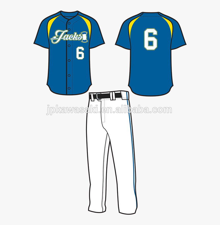 White Blank Sublimation Baseball Pants Blue Color Slim - Baseball Pants To Color, HD Png Download, Free Download