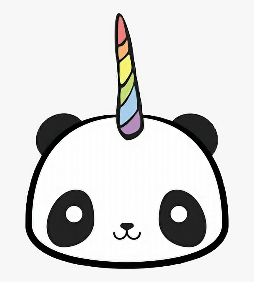 Drawing Unicorns Panda - Kawaii Pandacorn, HD Png Download, Free Download