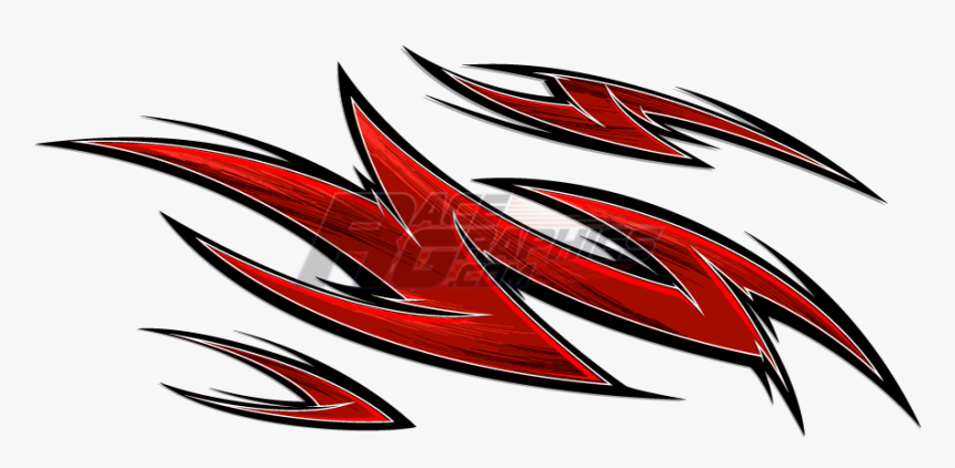 Fire Flare Red Vinyl Wrap - Fire Car Wrap Blue, HD Png Download, Free Download