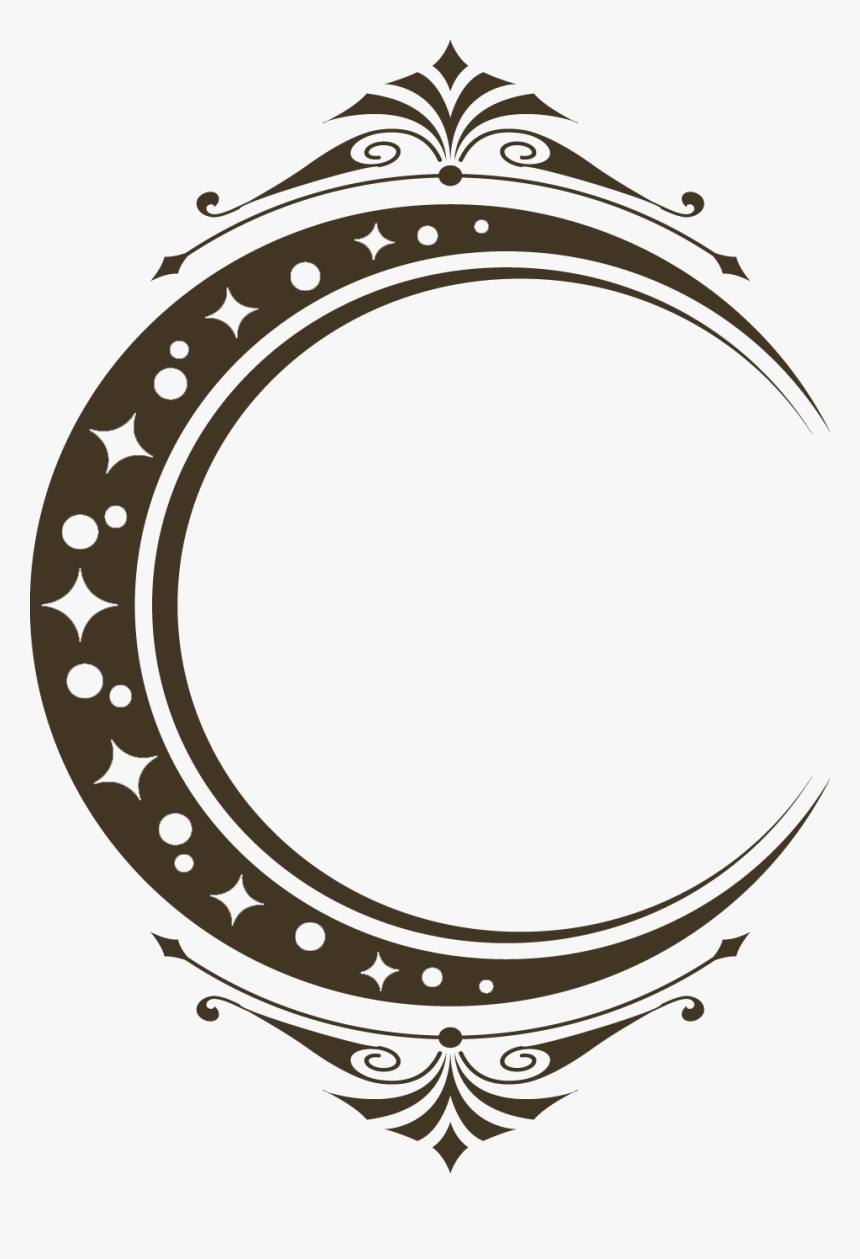 Moon Png -moon Images Cartoon - Circle Border Image Png, Transparent Png, Free Download