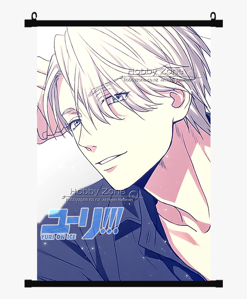 Anime Yuri On Ice Yuuri Wall Scroll - Victor Di Yuri On Ice, HD Png Download, Free Download