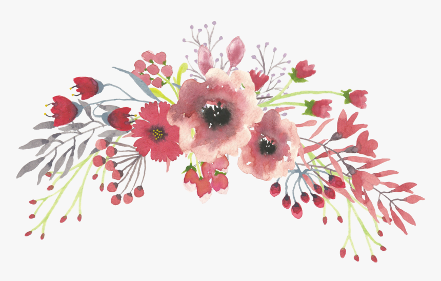 Watercolor Flowers Transparent Background, HD Png Download, Free Download