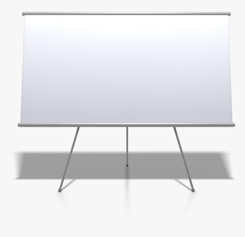 Blank Whiteboard On Stand 1600 Clr - Display Device, HD Png Download, Free Download