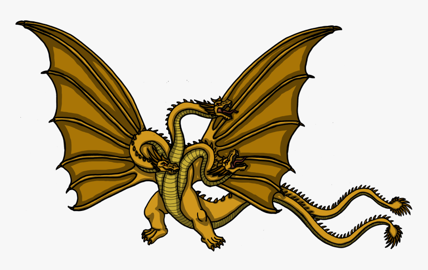 King Ghidorah - Drawing Godzilla King Of The Monsters, HD Png Download, Free Download