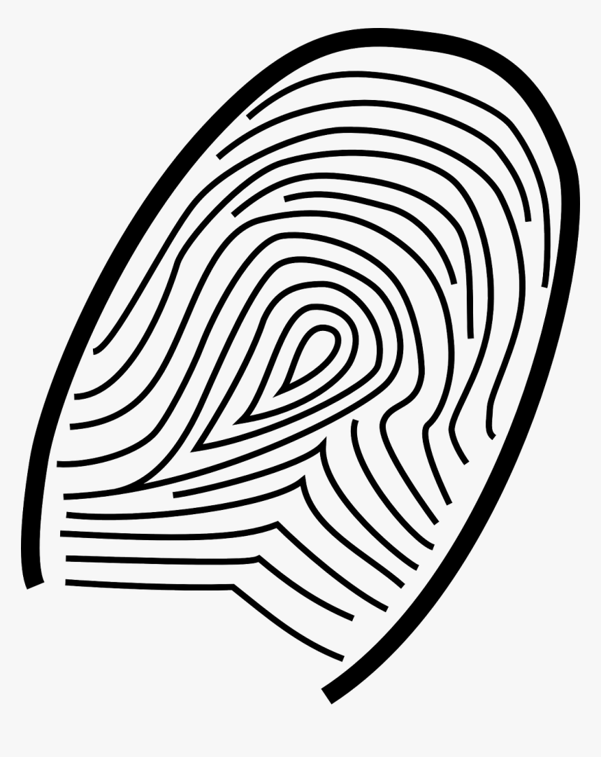 Apple Touch Id Fingerprint Sensor - Fingerprint Clip Art, HD Png Download, Free Download