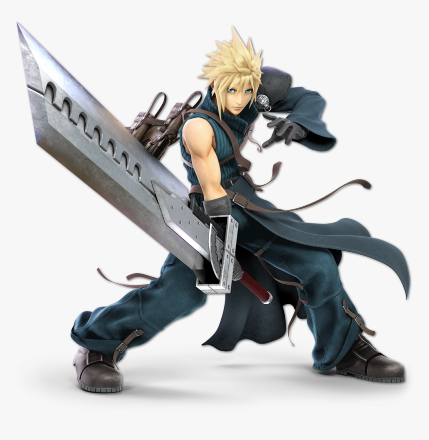 Picture - Smash Bros Cloud Advent Children, HD Png Download, Free Download