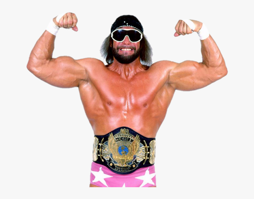Macho Man Png - Macho Man Wwf Champion, Transparent Png, Free Download