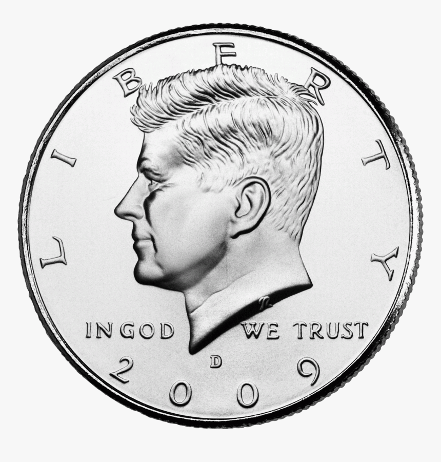 Collection Of Free Coin Drawing Penny Download On Ui - Kennedy Half Dollar Rolls, HD Png Download, Free Download