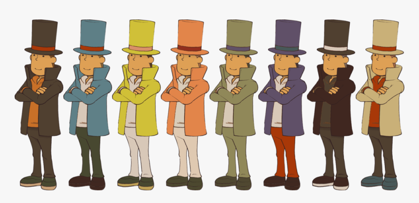 Aidanzapunklaytonpalette - Professor Hershel Layton, HD Png Download, Free Download