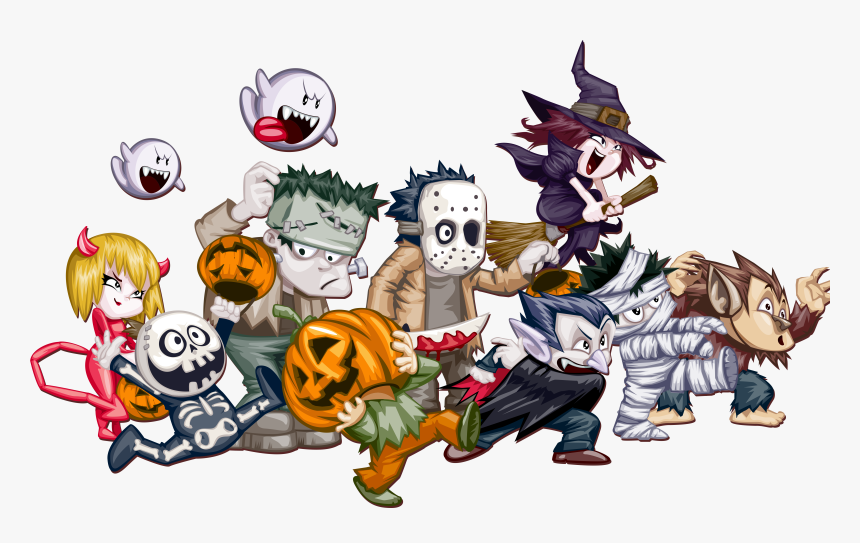 Halloween Ghost Cartoon Festival, HD Png Download, Free Download