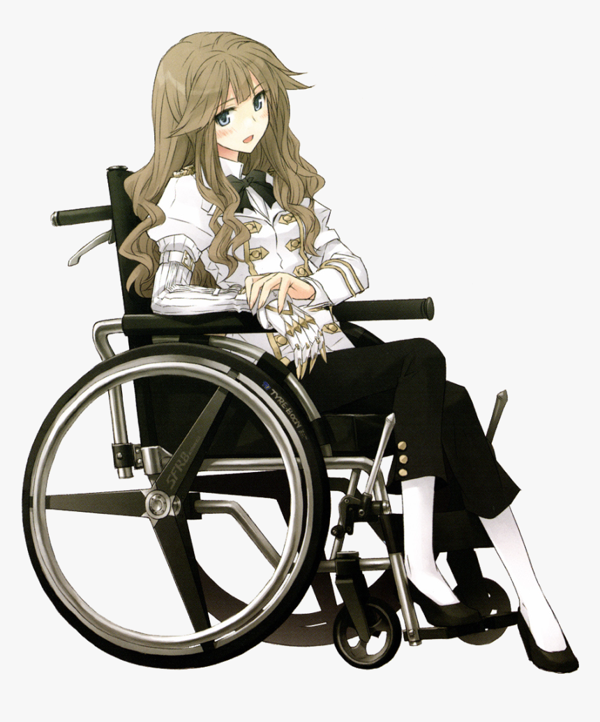 Cute Anime Girl In Wheelchair, HD Png Download, Free Download